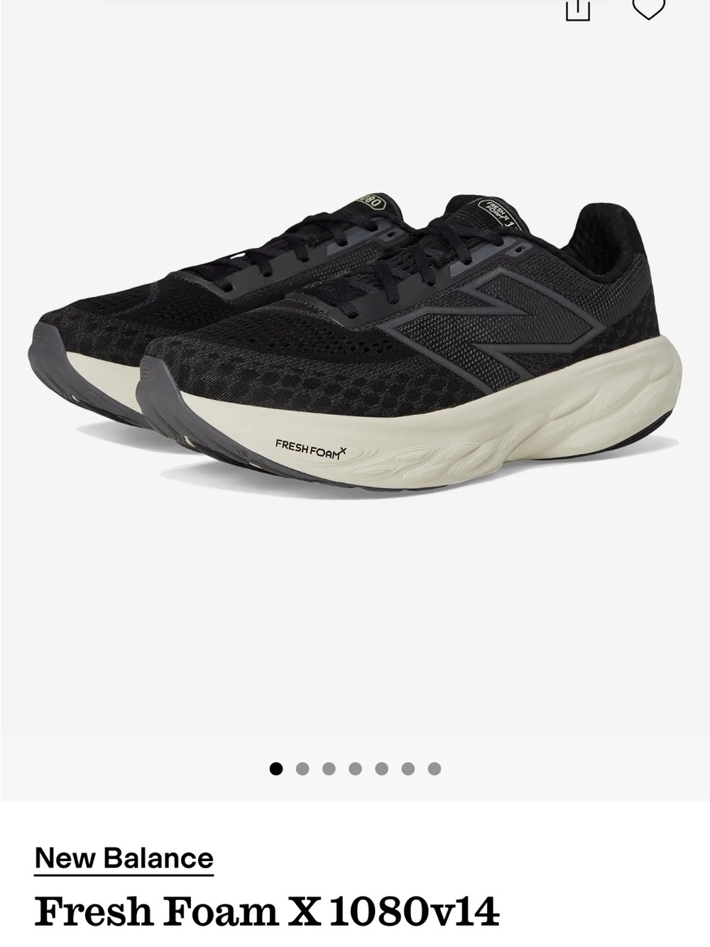Womens New Balance 1080 v14 size 10